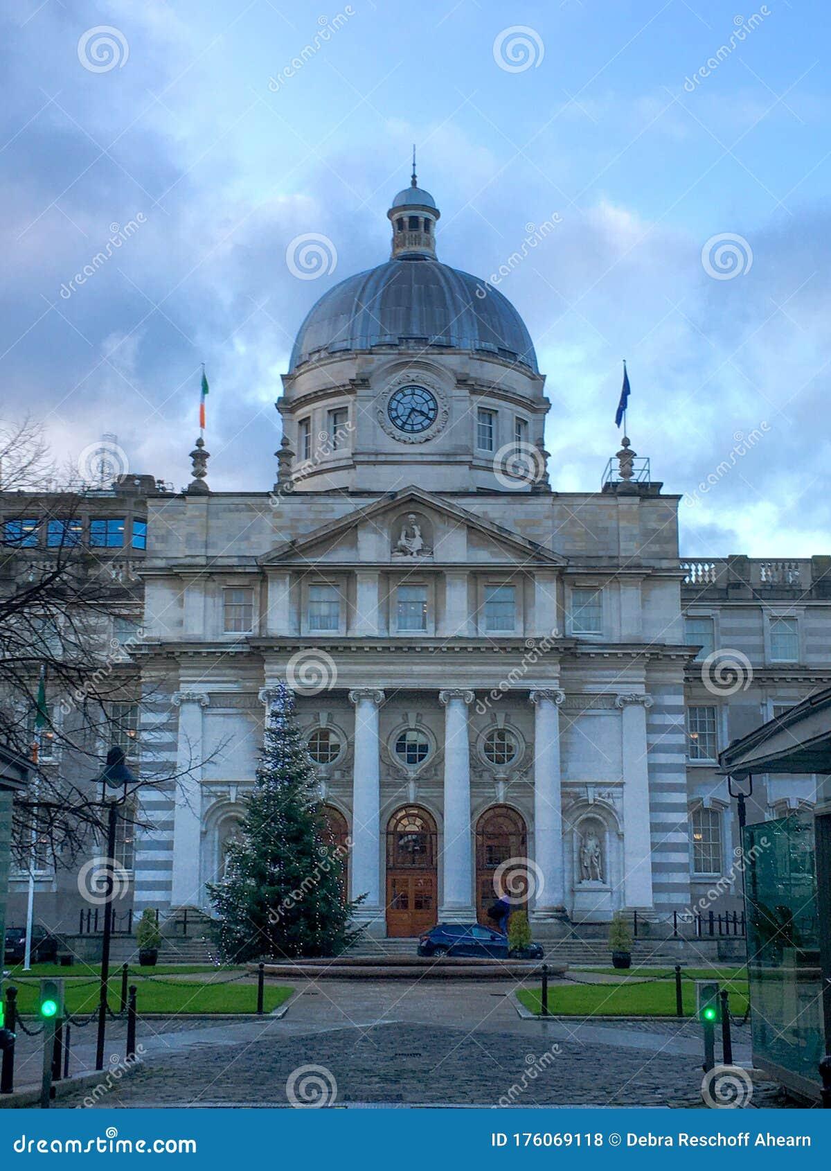 Leinster House County Dublin Ireland Stock Photo - Image of ...